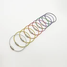 Colorful Various Sizes Stainless Steel Wire Keychains