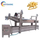 Food frying machine continuous oil fryer commercial lpg gas deep fryer