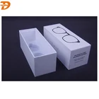 Custom paper material gift packaging glasses case box