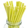 Custom pattern paper straws china individually wrapped drinking straws paper