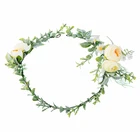 Woman Flower Headband Bride Wedding Hair Bands Accessories Girls Bohemian Garland Beach Head Bands Headdress