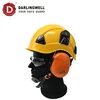 Darlingwell High quality hard hat ear muff CE construction safety helmet vent hard hat ansi z89.1 Custom Hard hat