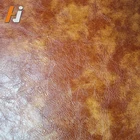 Water Proof Faux skin oil wax leather PU leather material ,Pvc Synthetic leather for sofa