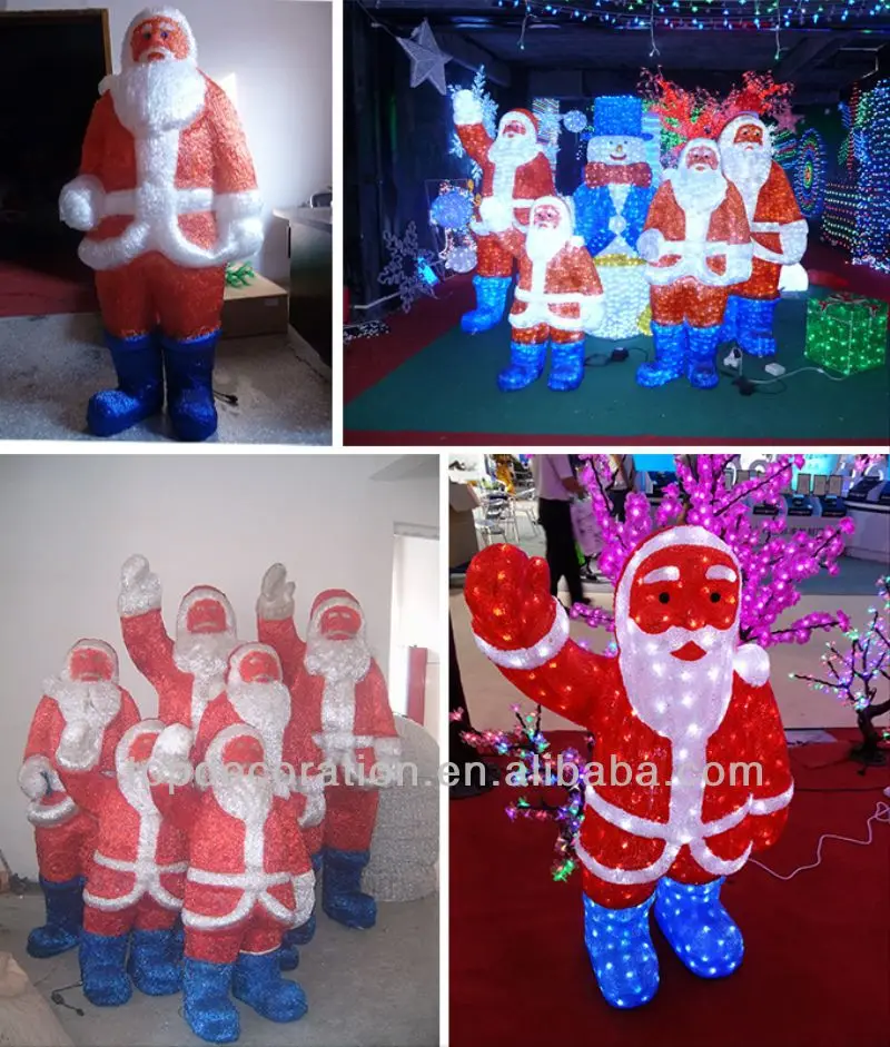 ip46 giant inflatable santa claus for commerical