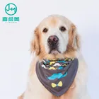 100% Cotton Triangle Sublimation Wholesale Custom Print Logo Dog Bandana Custom