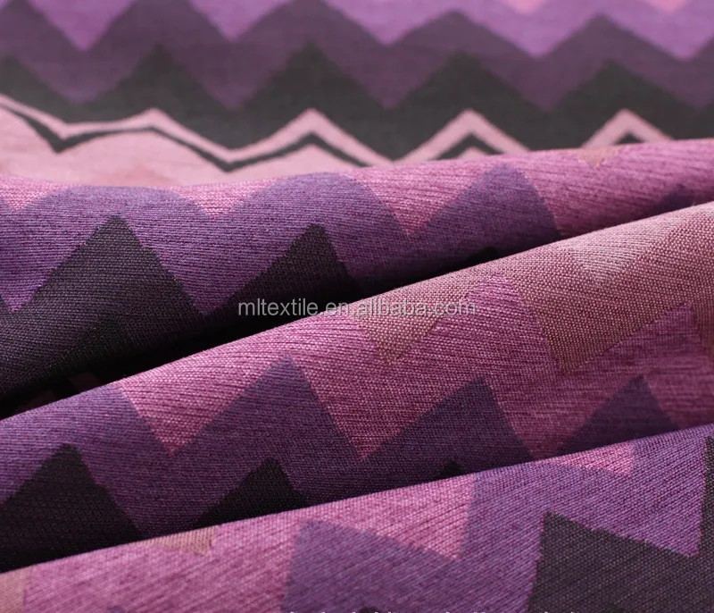 Yarn dyed colorful jacquard floral design 100%polyester sofa fabric textile