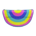 2019 Fancy Rainbow PVC Pencil Pen Pouch for Kids Accpect Customized