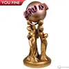 Full Size Bronze the world is yours statue for Sale