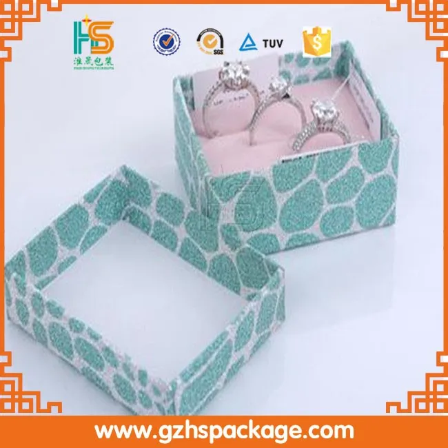 paper jewelry gift box cardboard jewellery packaging box (777)
