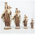 Catholic statue wholesale Our Lady of Mount Carmel San Francisco resin religious statue for sale