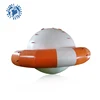 Factory Price Durable Crazy Flying UFO Towable Water Inflatable Rotate Disco Boat Tube For Water Sport Games