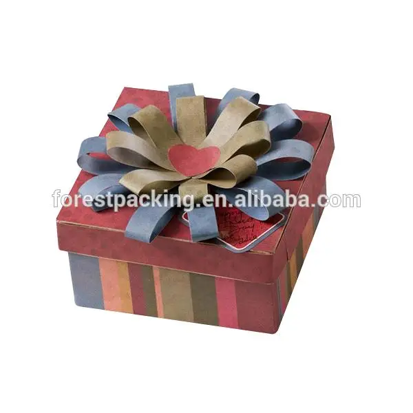 discount coupon paper gift box for packaging with custom