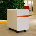 China Supplier Factory Price High quality Steel Storage Movable 3 Drawer Pedestal Cabinet For Office Equipment