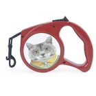 Wholesale automatic pet rope strong dog chain hands free retractable dog bungee leash with animal picture