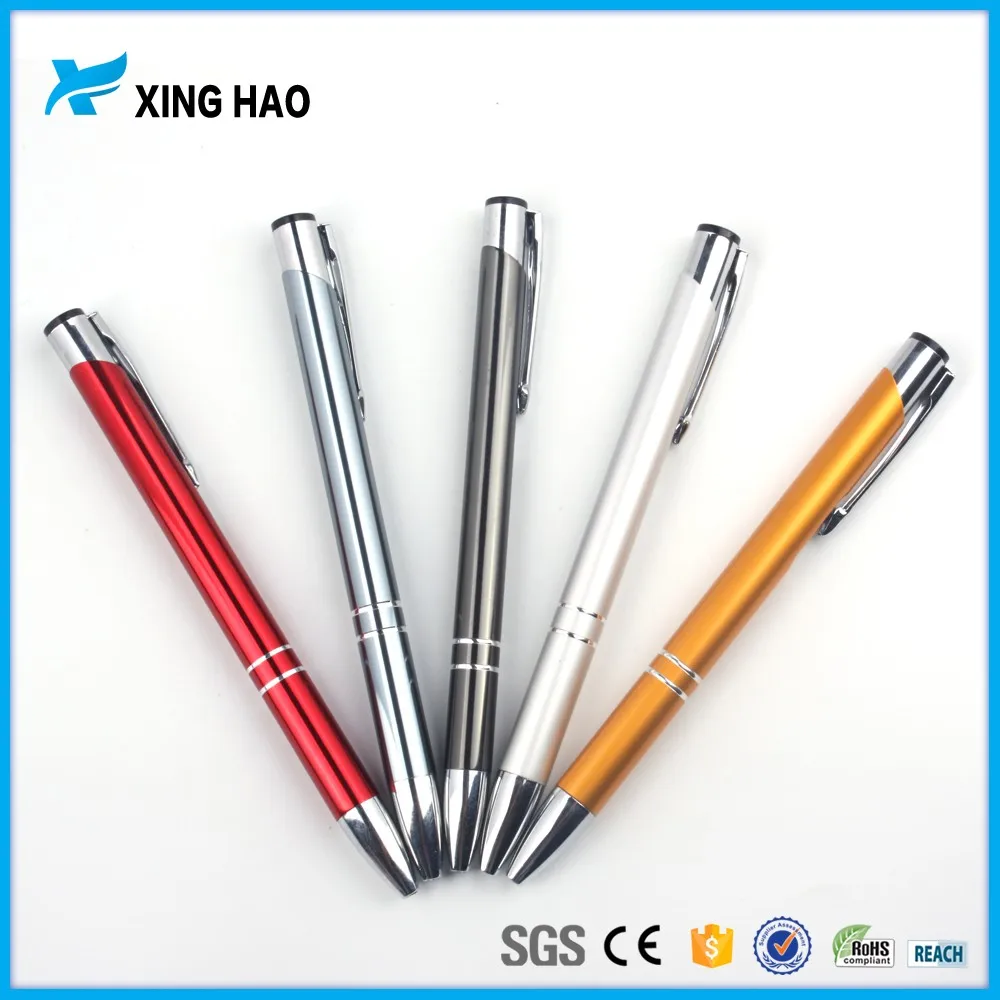 logo gift metal click ball pen promotion plastic ballpoint pen