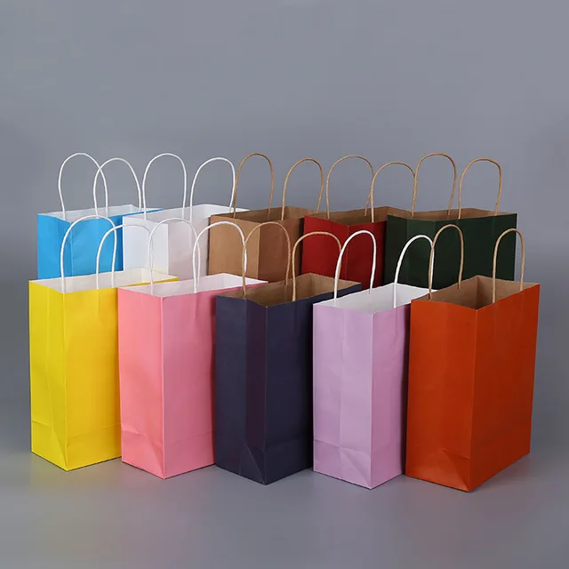 suppliers wholesale cheap colorful kraft paper gift shopping