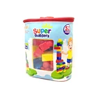 52pcs Educational Plastic Big Blocks Bag Toddler Infant Baby Toys