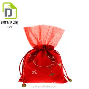 provider satin gifts bag special design satin drawstring pouch