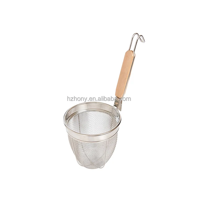 mesh spider food dumpling noodle strainer 6-inch strainer basket