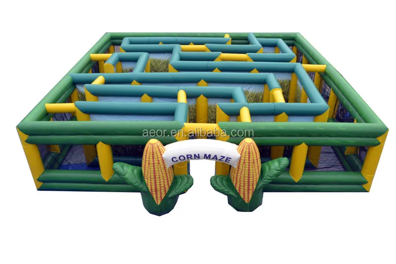 inflatable corn maze