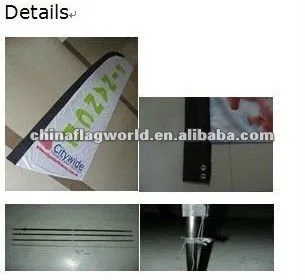 Multifunctional cross base feather flag pole