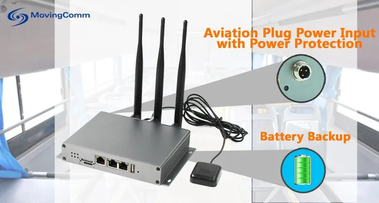 4G LTE Wireless Vehicle Router Dual Band Car WiFi Router modle MT80L for Commercial applications