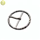 New style round bag parts wholesale ladys' belt pin buckle