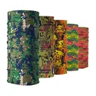 Custom Printing Wholesale Multifunctional Seamless Neck Tube Bandana Camouflage