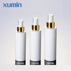 New Arrival White Spray Plastic Pet Bottle Golden Cap 100Ml 150Ml 200Ml Pet Bottle
