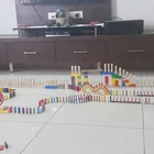 Toys Domino Wooden Dominoes Best Selling Kids Toys Solid Wood Play Domino Game Set Wholesale