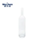 1000ml 1L round Vodka Wine Glass Bottle