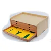 New arrival education science toys kindergarten wooden montessori materials leaf cabinet