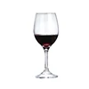 custom logo personalize flat bottom crystal wine glass