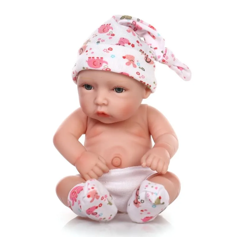 Cute vinyl baby doll for sale 10 inch life size vinyl baby doll soft silicone Vinyl 26cm