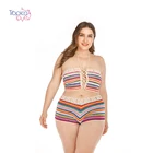 Direct factory price attractive crochet sexy bikini wholesale plus size swimwear for fat women