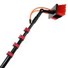 Extenclean 2019 new product 24ft water fed pole brush with handle 7.2m aluminum telescopic pole for solar panel cleaning
