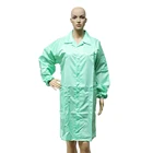 antistatic lab coat anti-static smock suit gown labcoat uniform garment cleanroom clothing clean room clothes static over coat
