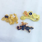 Lapel Pin Custom Made Lions Club Gold Plated Soft Enamel Metal Lapel Pin