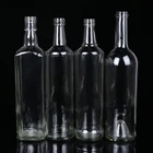 Wine Bottle Vodka Glass Bottle Factory Supply Customized High Quality Beverage Water Vodka Rum Wine Glass Bottle