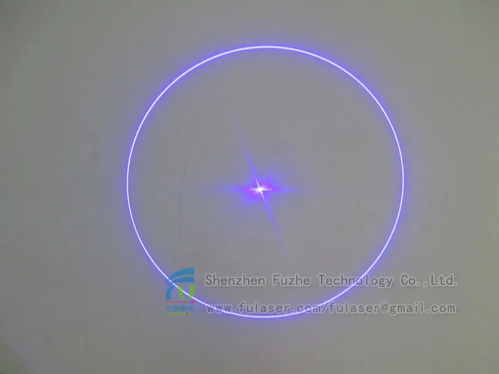 FU450YQD100-GD16 blue laser DOE Concentric rings rings circle rounded circular circularity pattern laser
