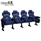 Leather Material and Folding Style Red Theater Seating Cinema chair