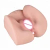 3D Realistic Silicone Vagina Anal Pussy Male Masturbator Adult Toy