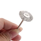Nylon/Bristle/Silicon T-shape Polishing Mini End Brushes With High Efficiency For Deburring