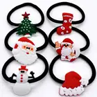 Wholesale Set Princess Christmas Elastic Hair Accessories For Kid Girl