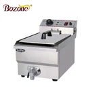 Commercial Potato Chips Donuts Stainless Steel 8 L Electric Chicken Deep Fryer Frying Machine for Fast Food Restaurant