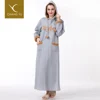 Wholesale OEM fashion comfortable long hot pretty women nightdress garment winter girls custom pajamas with low price