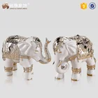 Best selling new technology manufacture resina Thai elephants figure