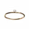2019 Minimalist jewelry diamond 14k gold ring for woman wedding