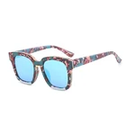 Wholesale custom logo high quality import resin lens purple sunglasses