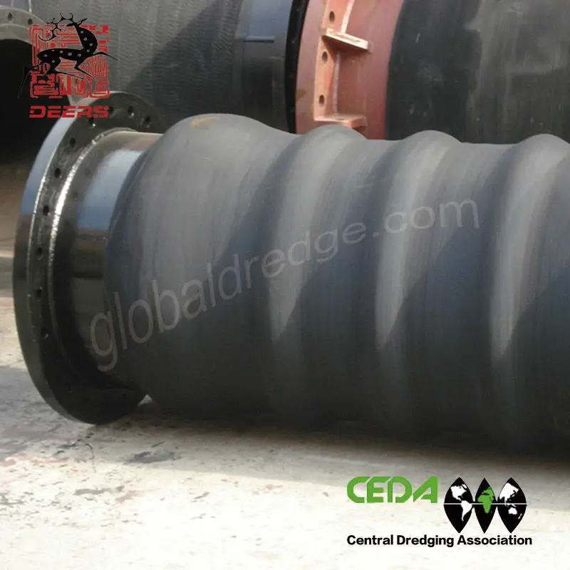 3 inch 8 inch flexible rubber expansion joint Spiral Dredging Suction Hose